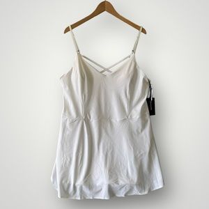 NWT YPB Motion Tek Sport Athletic Dress Size XL White Abercrombie tennis dress